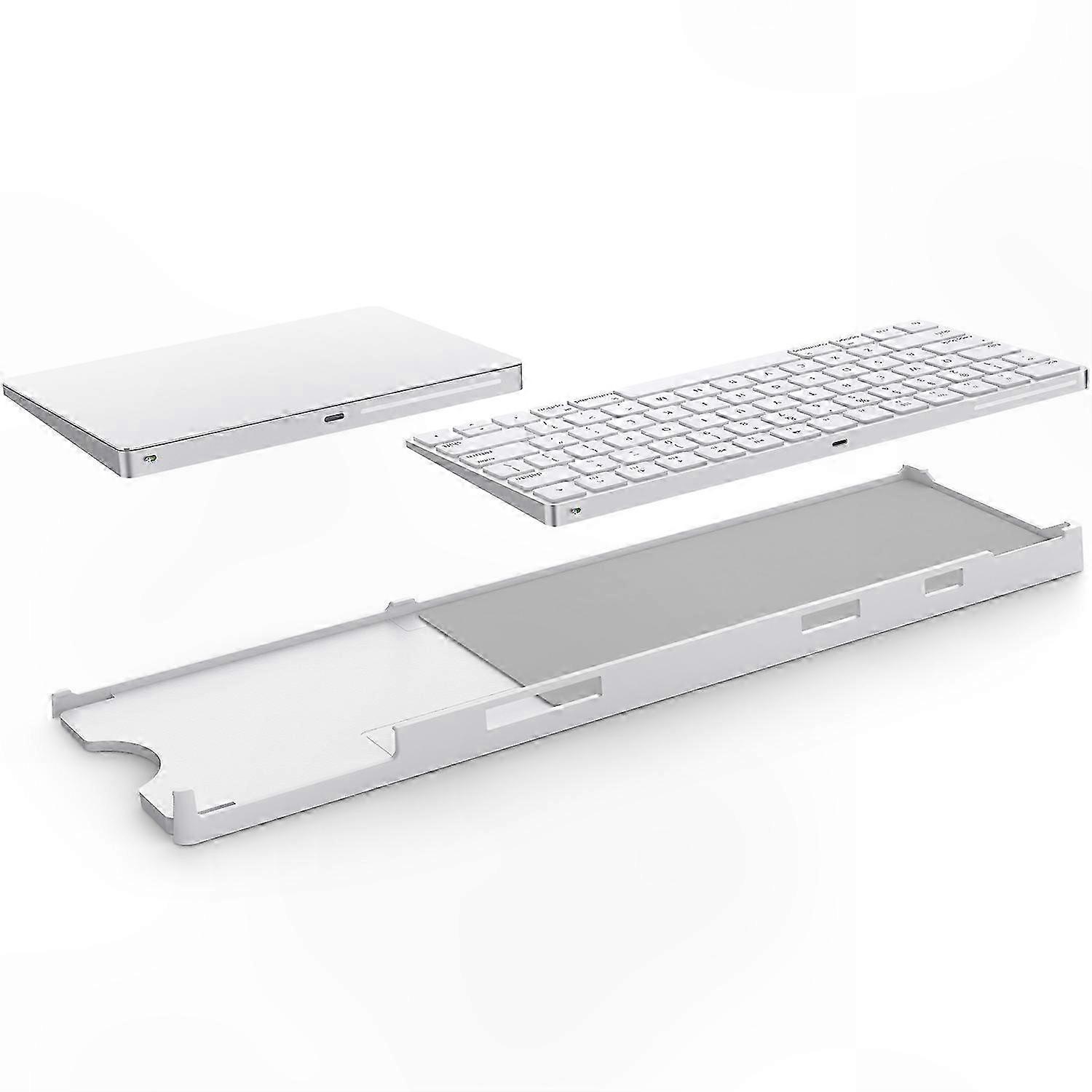 Adjustable Stand for Trackpad and Keyboard with Holder for Desk Use