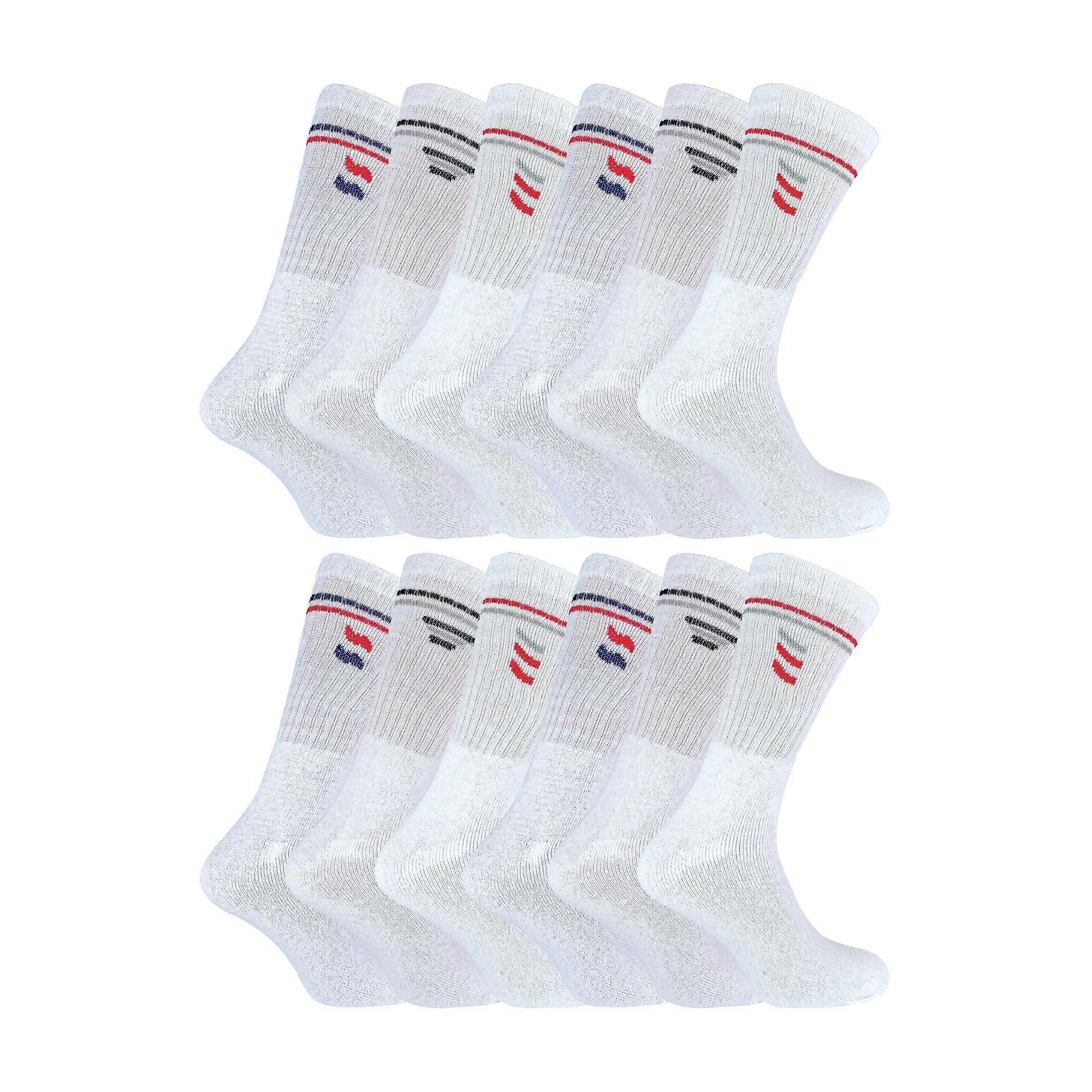 Sock Snob - 12 Pairs Mens Cotton Breathable Sport Socks