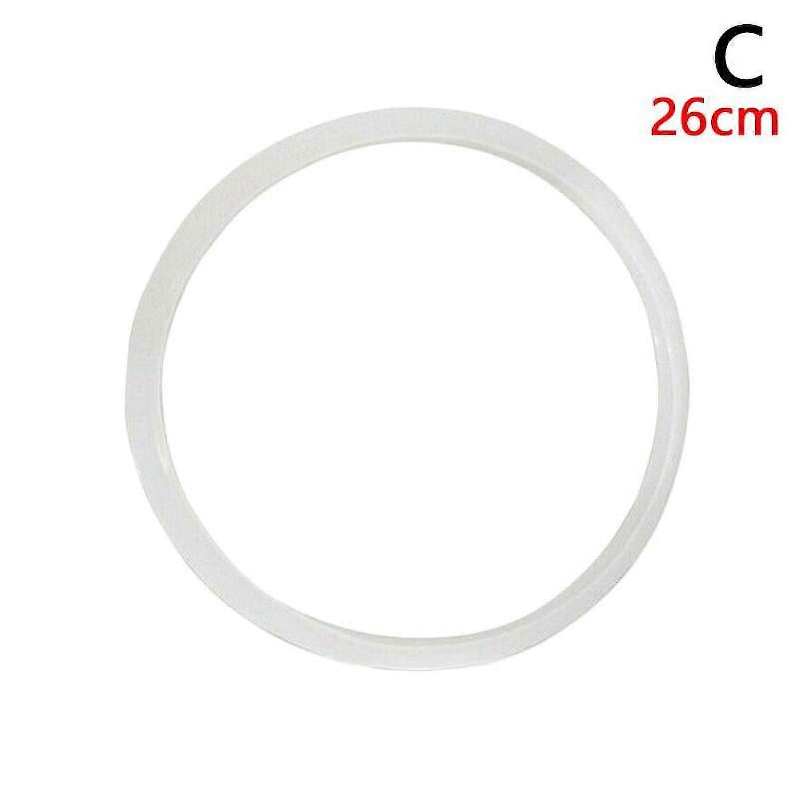 Replacement Universal Silicone Sealing Ring Compatible with Pressure Cookers, 22cm 24cm 26cm 32cm Transparent X7C7