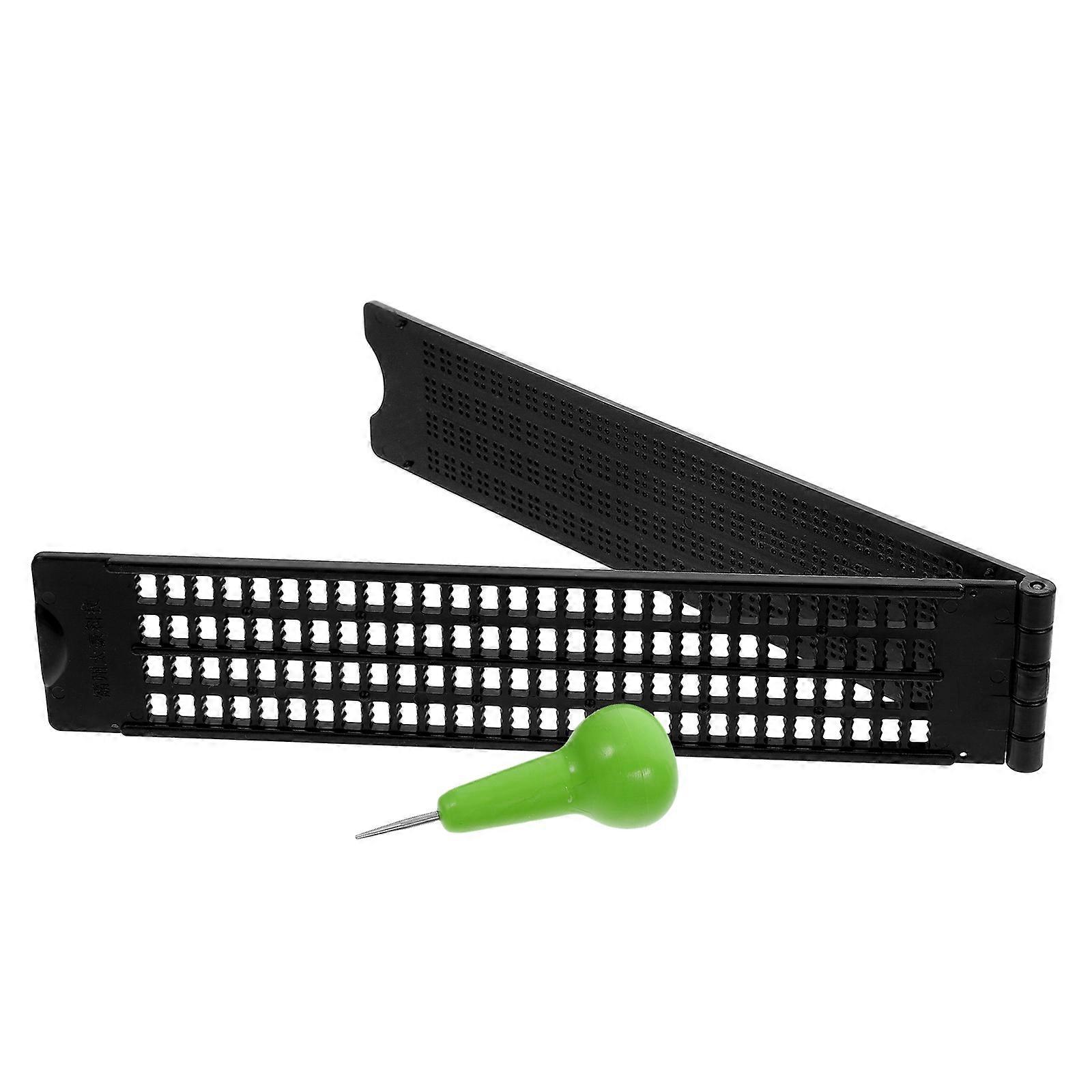 Braille Learning Accessories Braille Fingerboard Kits for 5Sets Writing Use