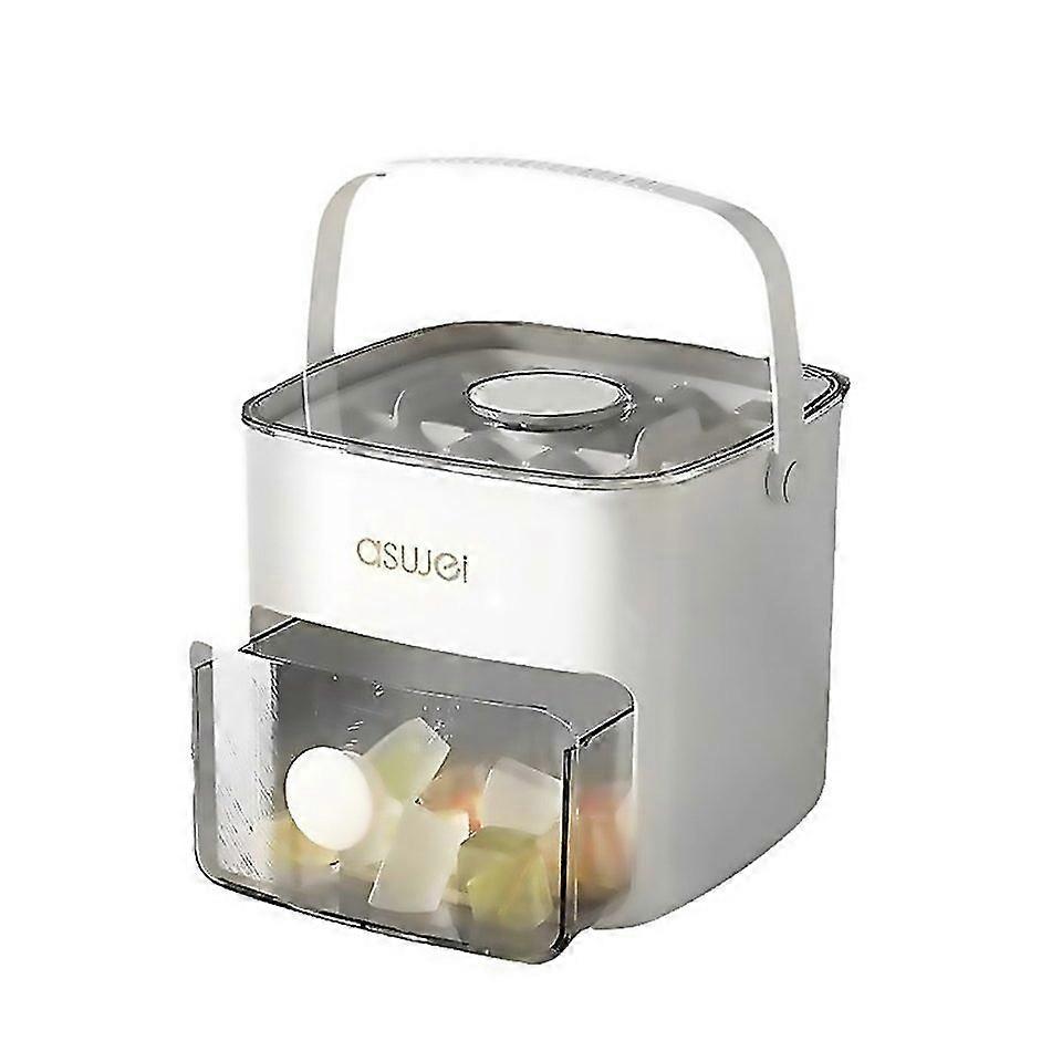 For Kacheeg 2in1 Double Layer Ice Cube Tray With Storage Container Easy Push Release