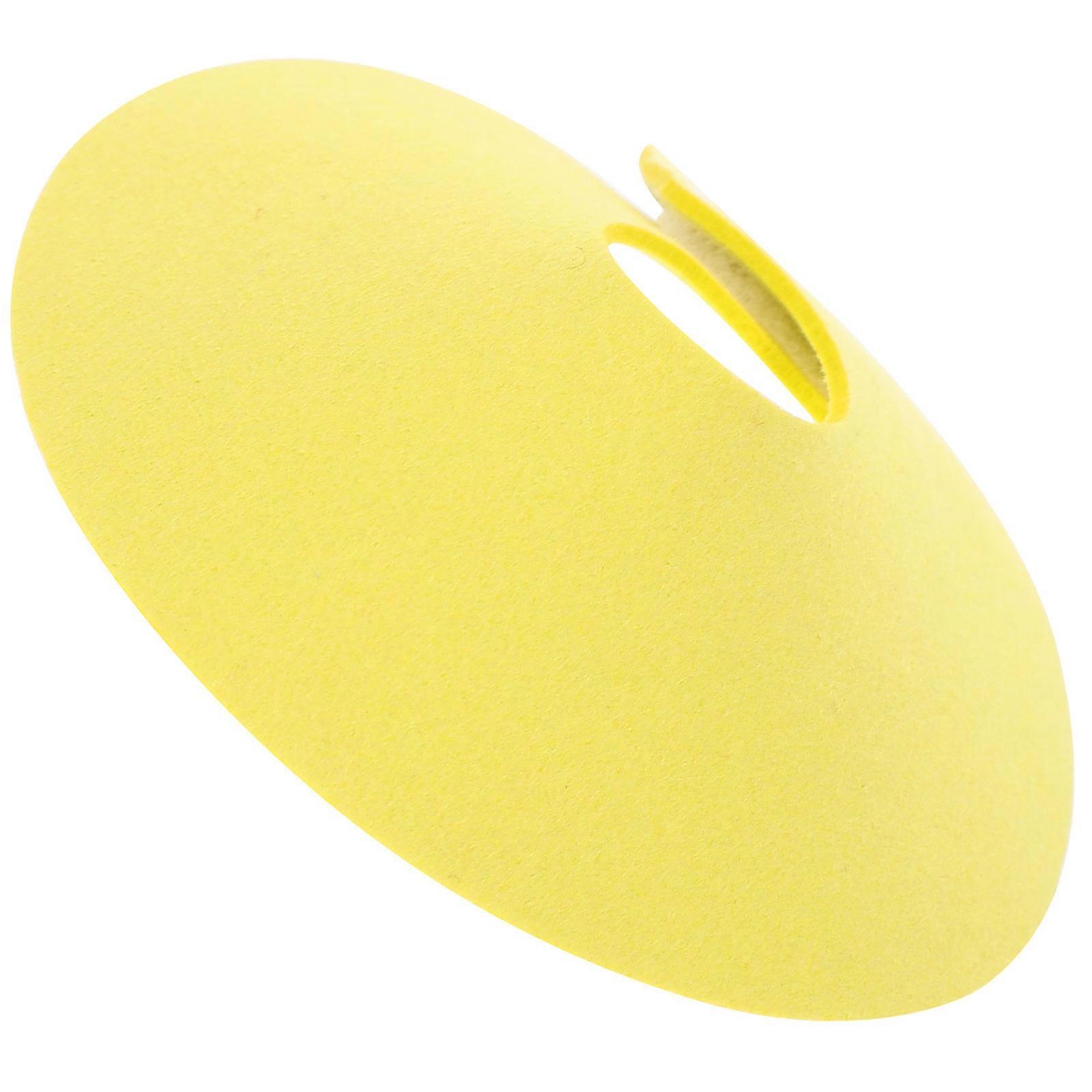 Bird Anti-Pecking Cone for Parrot Protective Collar 3Pcs Yellow Felt