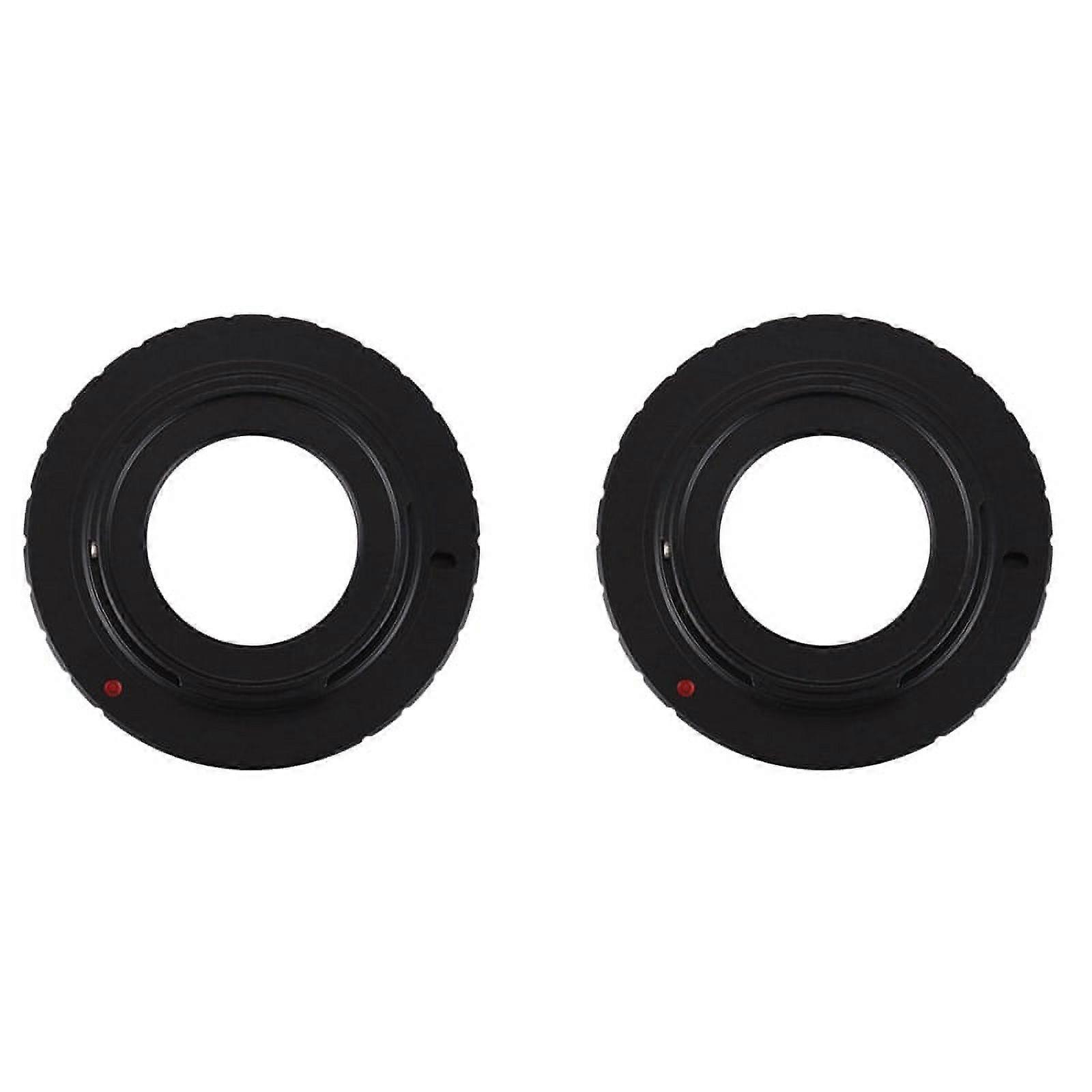 2X Black 16mm C-Mount Cine Movie Lens for 1 Mount J1 V1 J2 V2 J3 V3 J4 Camera Lens Adapter Ring C-N1 C- 1