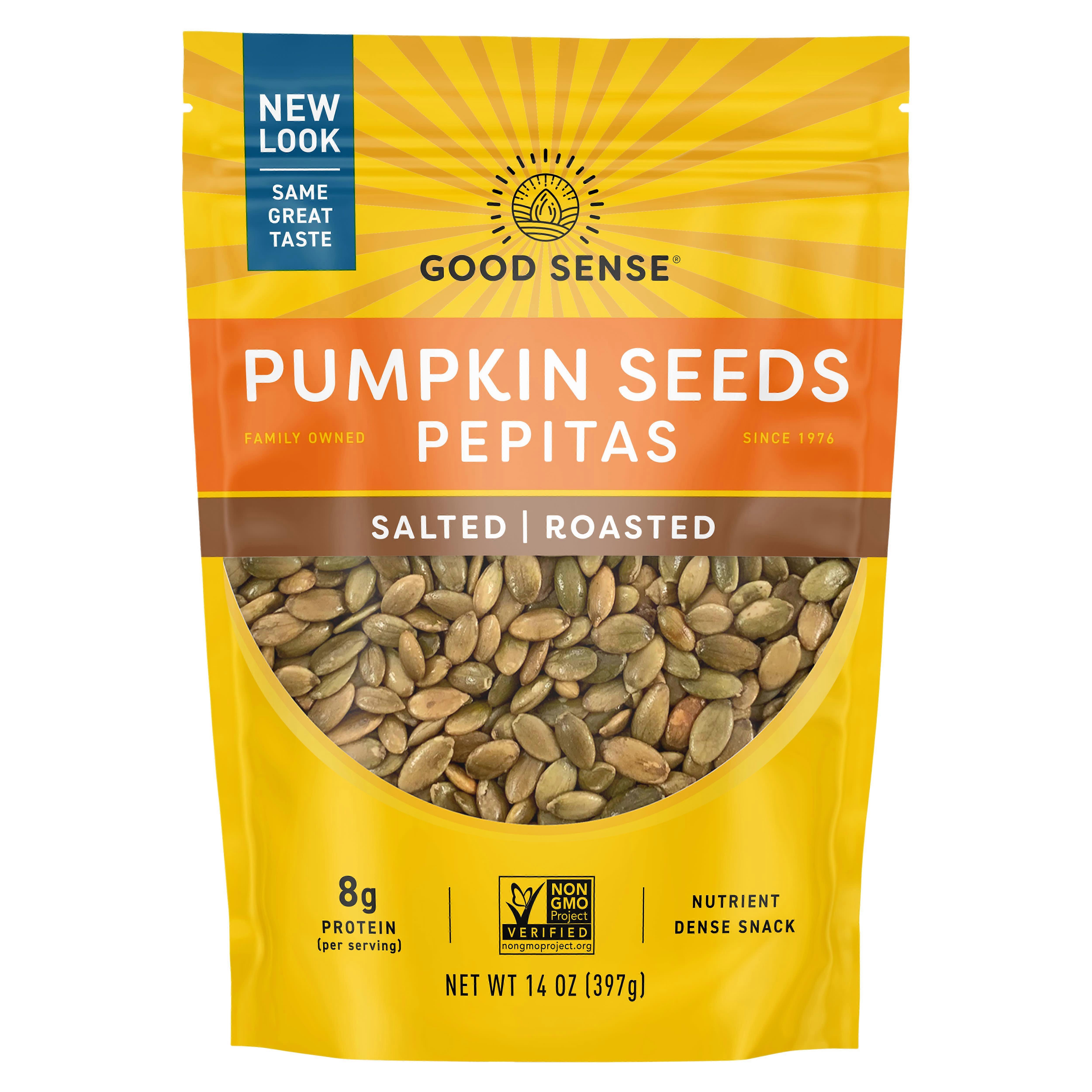 Pumpkin Seeds Pepitas, Salted & Roasted, 14 oz (397 g)