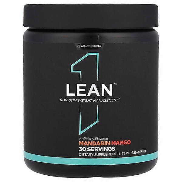 Rule One Proteins, LeanÃÂ¢ÃÂÃÂ¢, Non-Stim Weight Management, Mandarin Mango, 6.35 oz (180 g)
