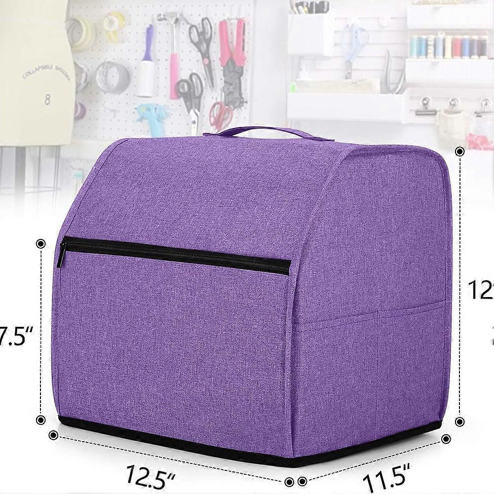 Portable Sewing Machine Carrying Case Overlock Bag with Pockets Handles Fits Most Machines Ideal for Travel & Storage B