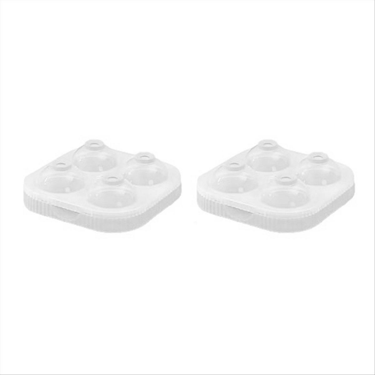 Ice Ball Maker Large 6.5cm 3D Big Round Sphere White