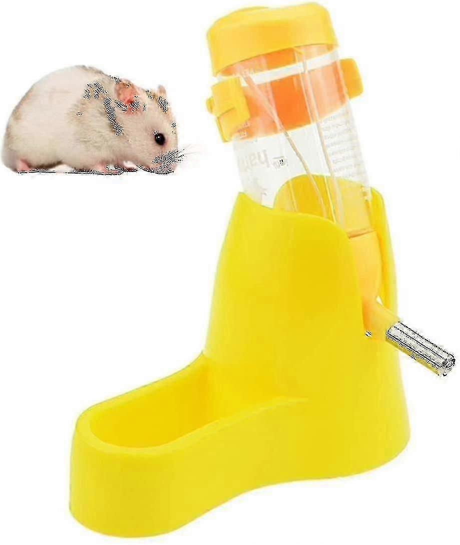 3 In 1 Hamster Hanging Water Bottle Pet Auto Dispenser With Base For Dwarf Hamster Mouse Rat Hedgehog