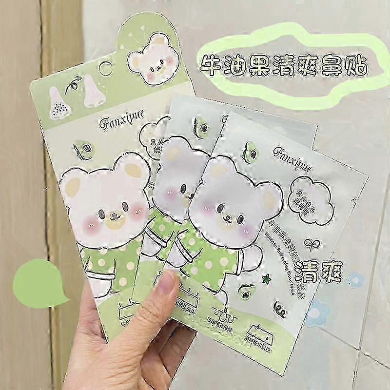 A1 Strawberry blackhead removal patch 10 pieces peel-off nose mask deep cleans