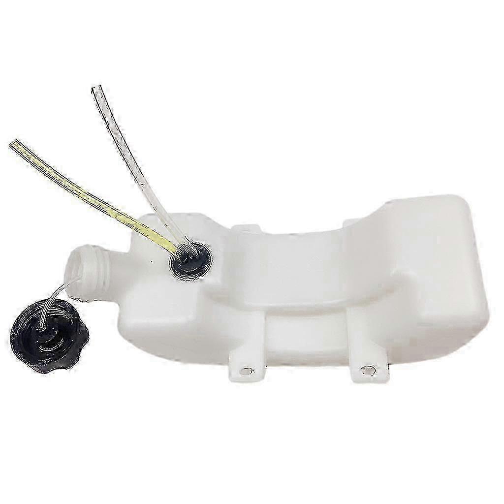 Trimmer with integrated fuel tank for efficient lawn care