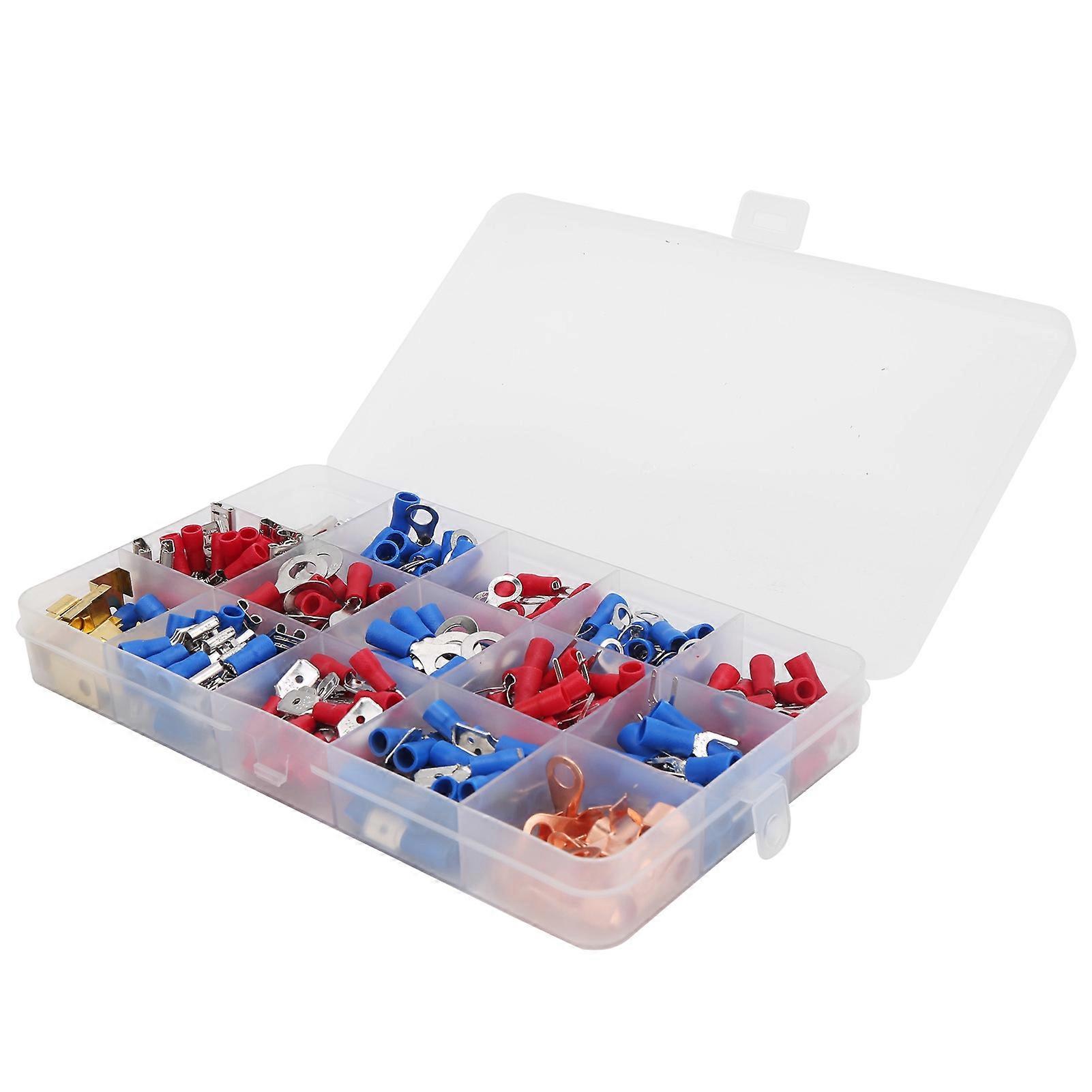 300Pcs γύρω από τον προμονωμένο συνδετήρα ακροδεκτών καλωδίων ψυχρής πίεσης ηλεκτρικός συνδετήρας ακροδεκτών