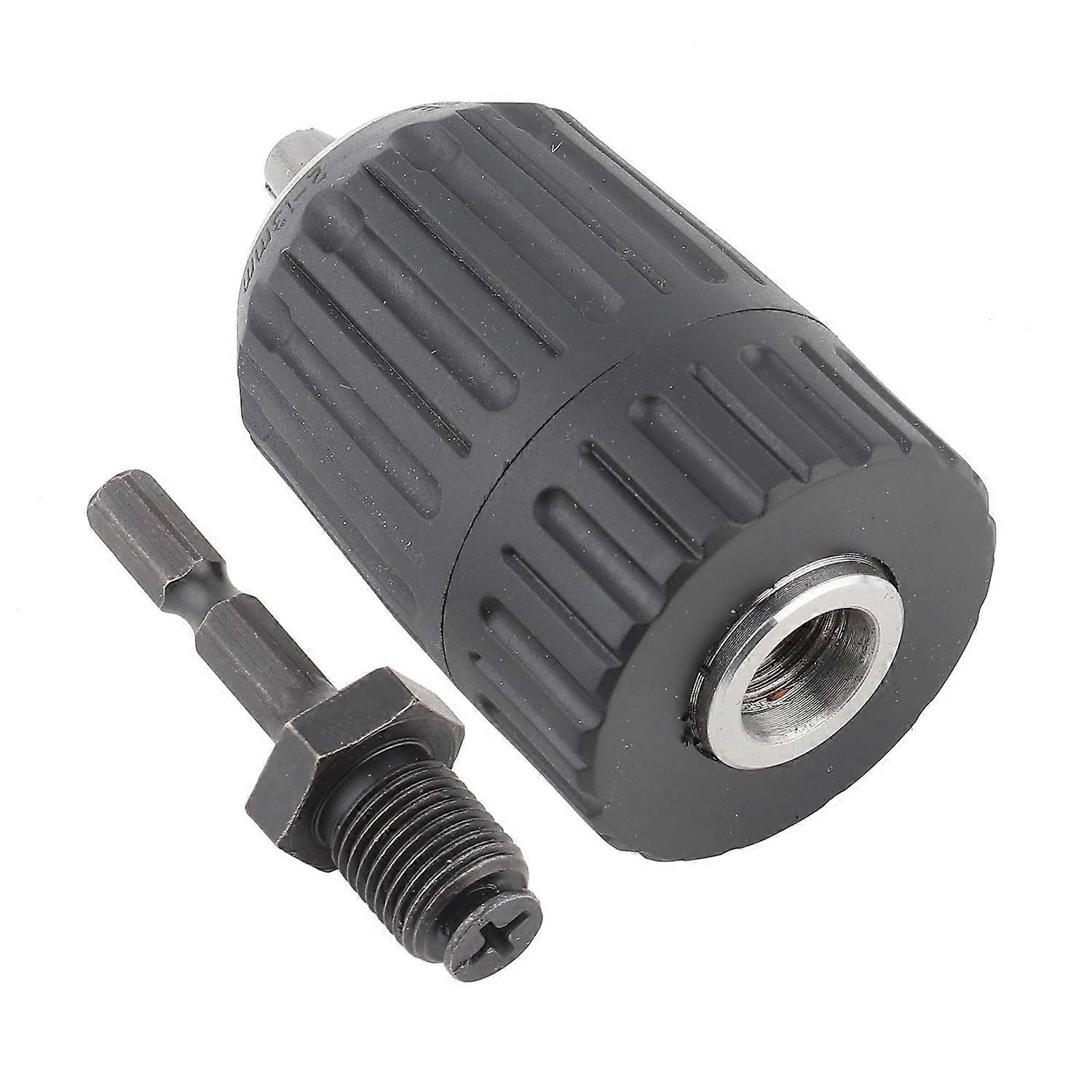 Plastic Casing 2.0-13MM 1/2-20UNF Keyless Drill Chuck   1/4 Hex Connecting Rod