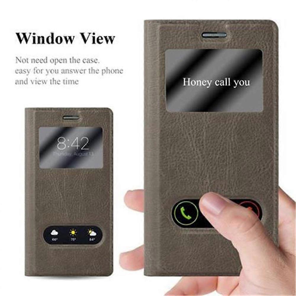 Huawei ASCEND P7 Kılıf - 2 Görüntüleme Pencereli