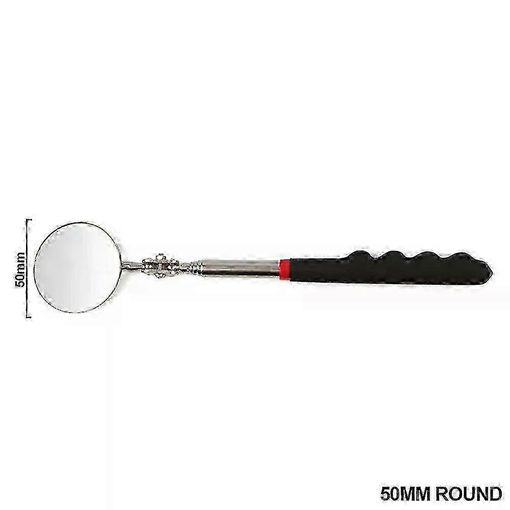 Portable Telescoping Flexible Head Inspection Mirror With LED Light Adjustable 360 Degree Swivel Viewing Auto Hand Tools