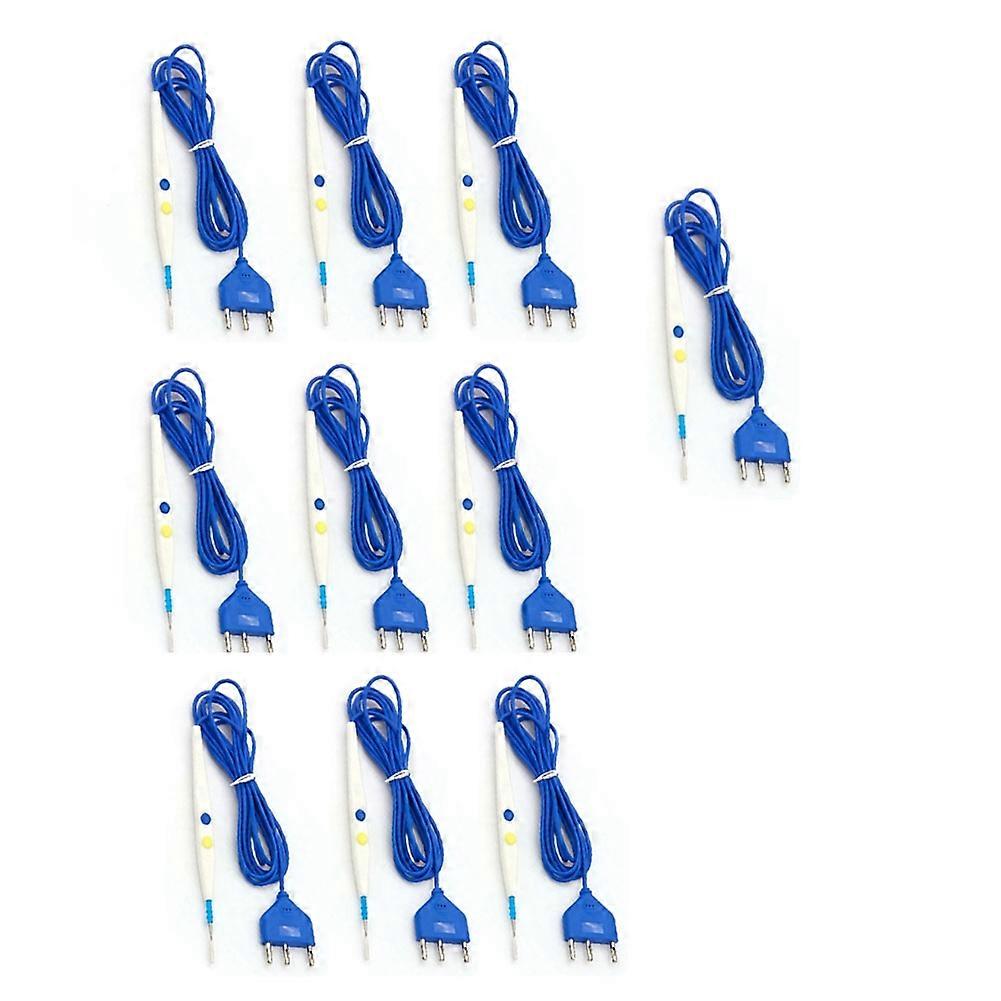 10Pcs Disposable Surgery ESU Pencil