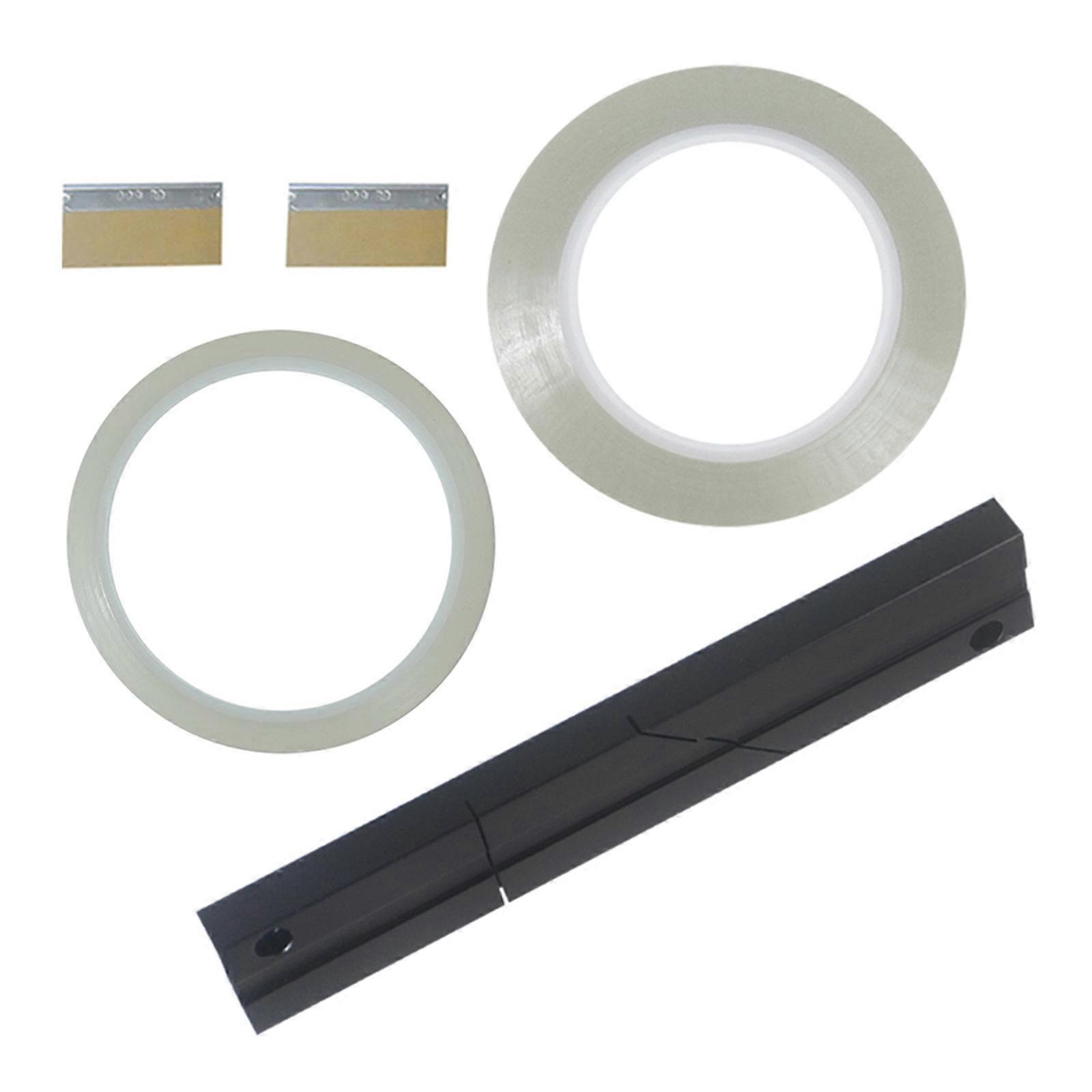 Black Patchwork Large Transparently Cutter Tape for Auditory DIY Enthusiasts ABS Speaker Accessory Multicolor