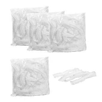 Einweg-Haarschutzhauben, wasserdicht, elastisches PE-Design, für Dusche, Bad, Spa, Reisen, Fitnessstudio, Erwachsene und Kinder, hygienisch, 5er-Pack, 500 Stück