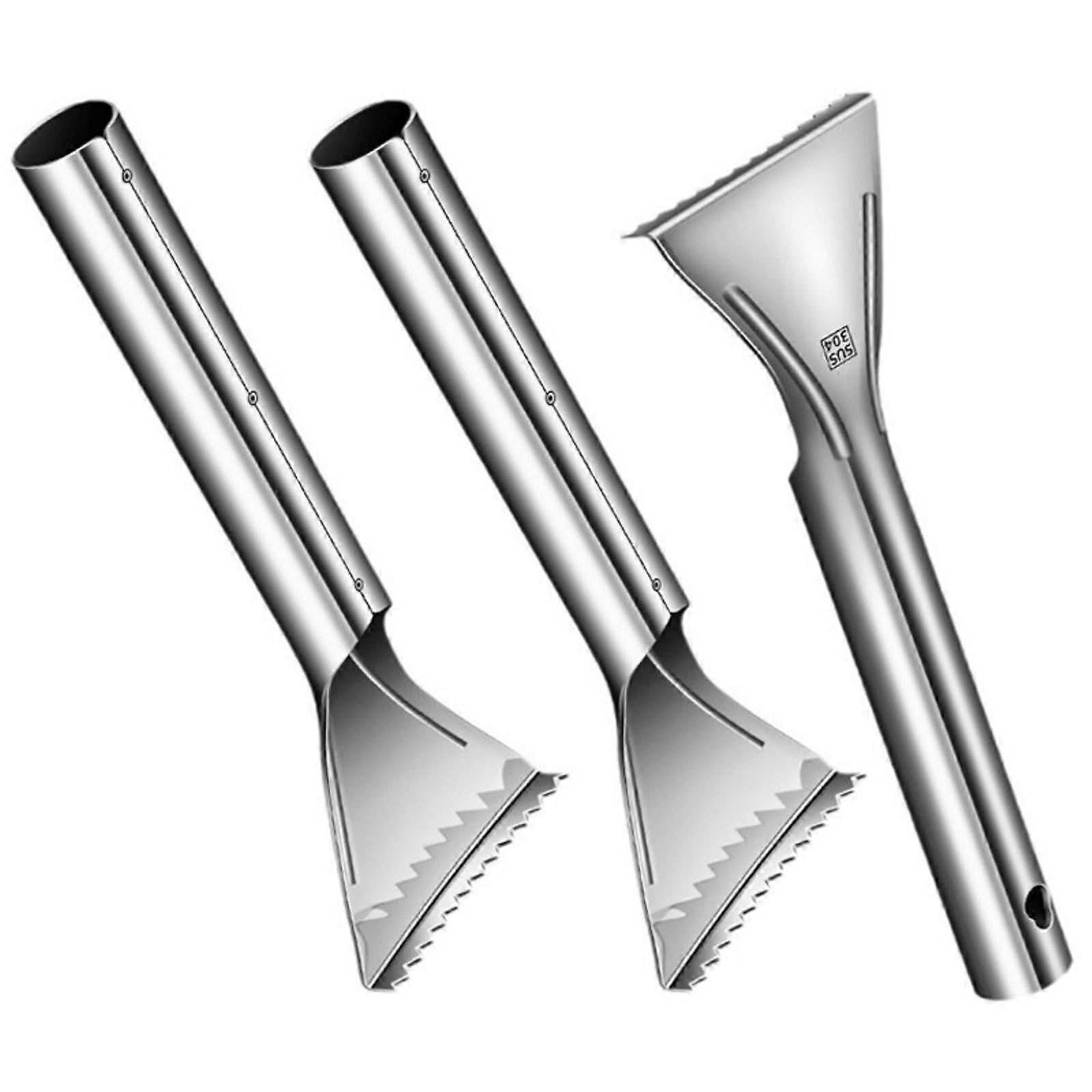 Advanced Fish Scale Remover With Grooved Blade Design 304 Nonrust Steel Construction For Long Time Kitchen Use Multicolor