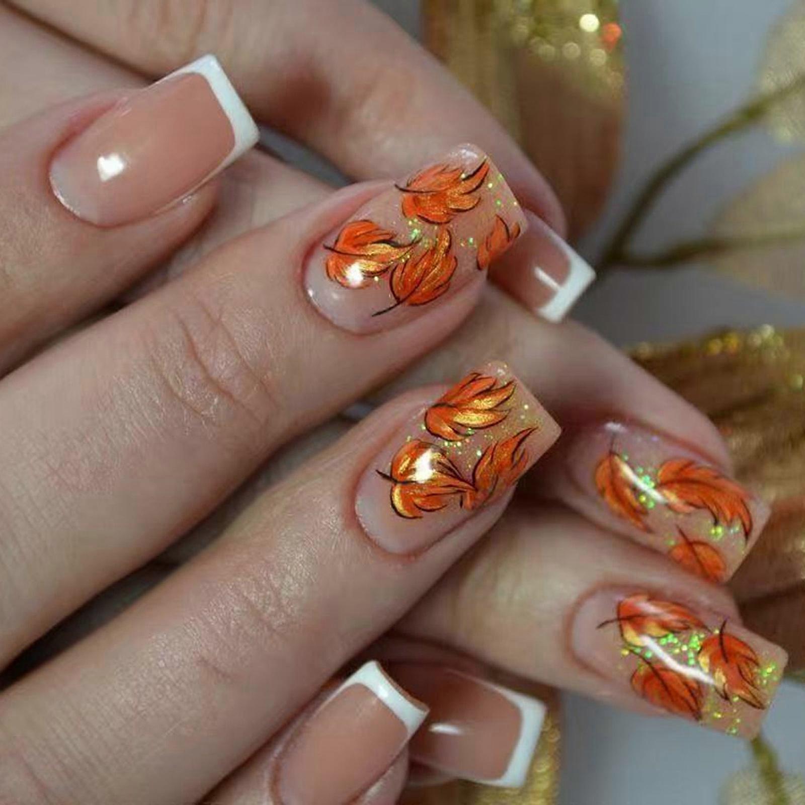 French White Plane Needle Artificial Hoofs Thanksgiving Plan Quick Application Permanent ABS Environmental Friendly Multicolor