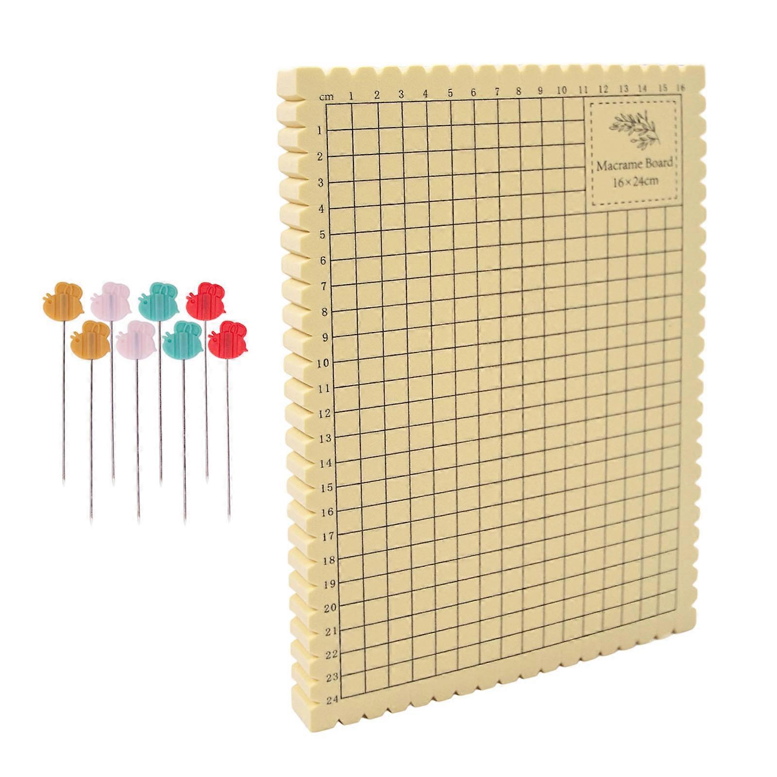 Multiple Purpose Sewing Stabilization Spume Board With Against Slip Grooved Edges Perfect For Detailed Handicrafts And DIY Projects Multicolor