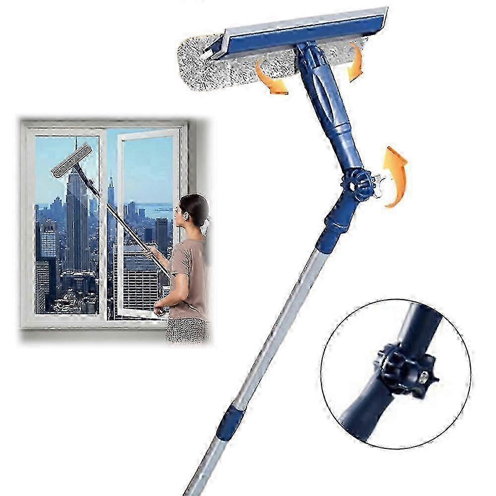 Telescopic window cleaning machine Kit Extendable Pole Adjustable