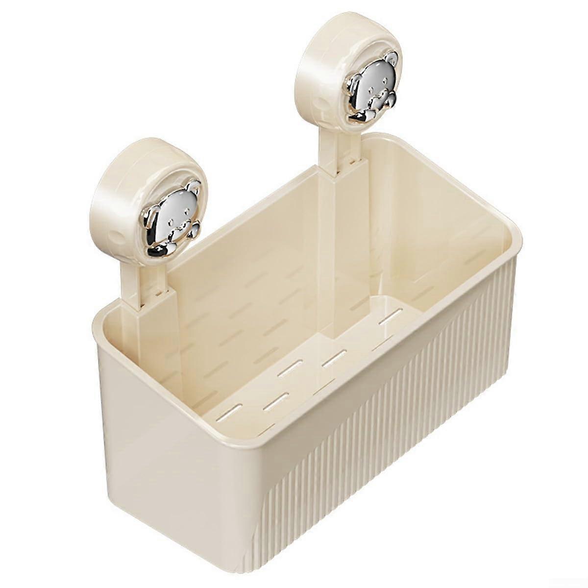 Quick Drying Corner Shower Shelf With Suction Cups, 1 Pc, Bathroom Organizer, Corner Mount, Glass Surface Compatible