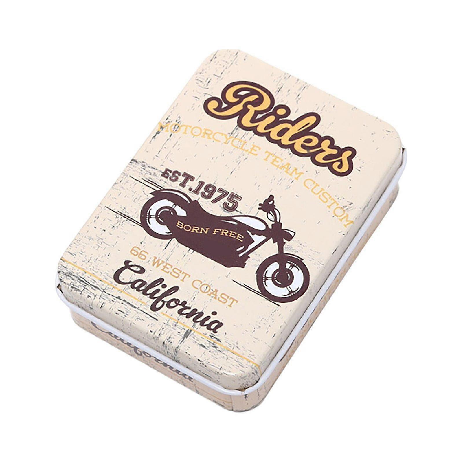 Yakbaofuo Home Textile Storage Creative Rectangular Tinplate Storage Box Candy Jewelry Packaging Tin Box