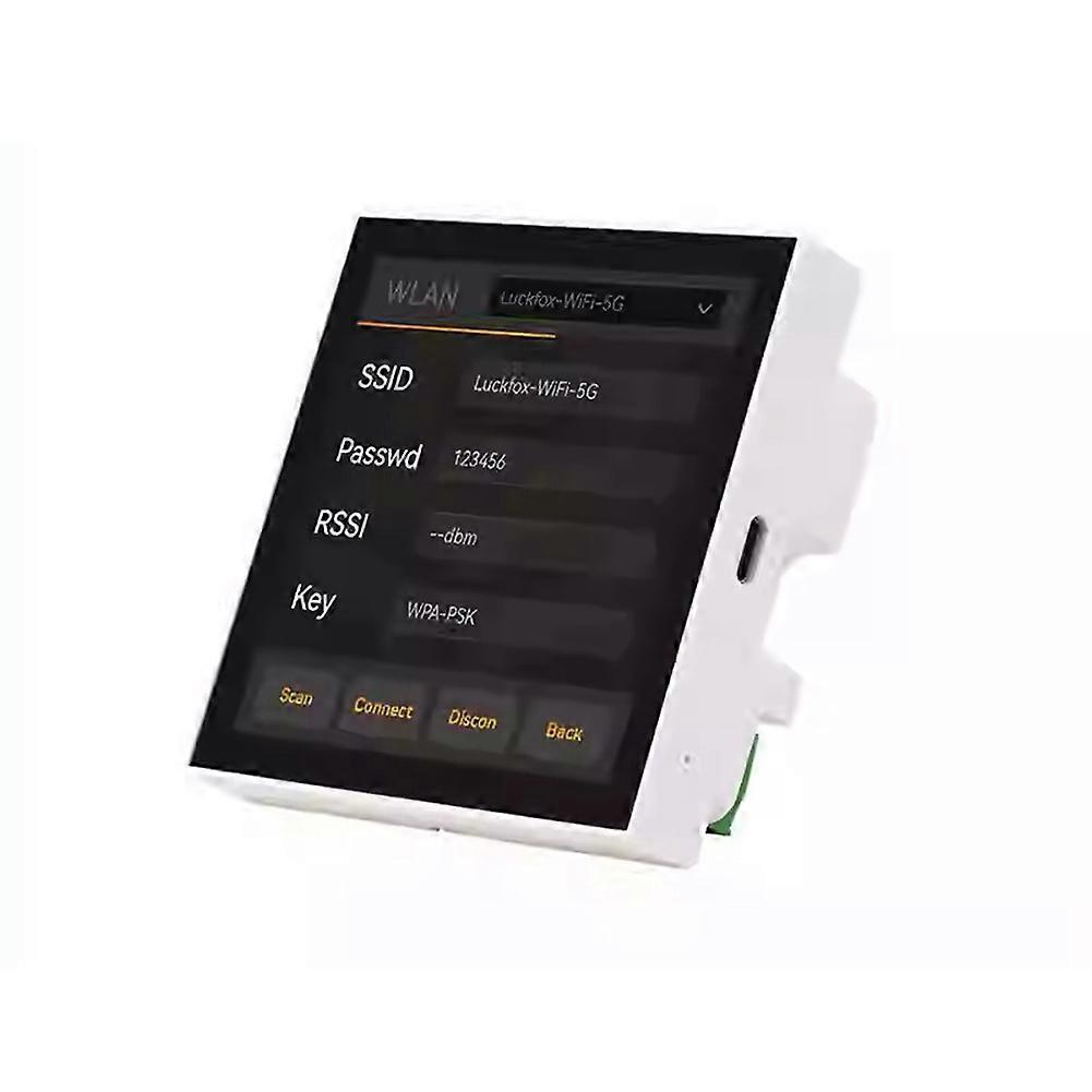 4 Inch Smart Scene Wall Switch 86-Type Touch Screen Center Control Panel RV1106G3 1TOPS with WIFI Bluetooth