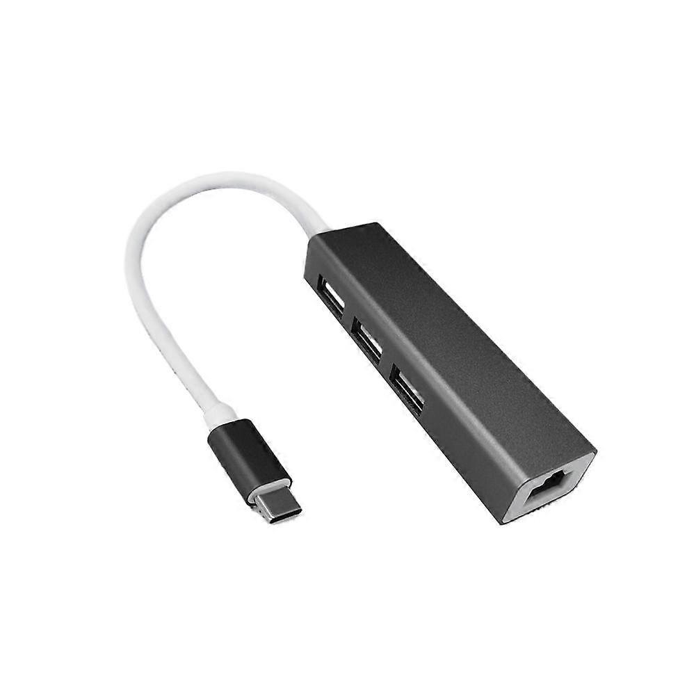 Gigabit USB C To RJ45 Ethernet Adapter High Speed 5Gbps Driver Free Hot Plugging For Laptop PC Tablet