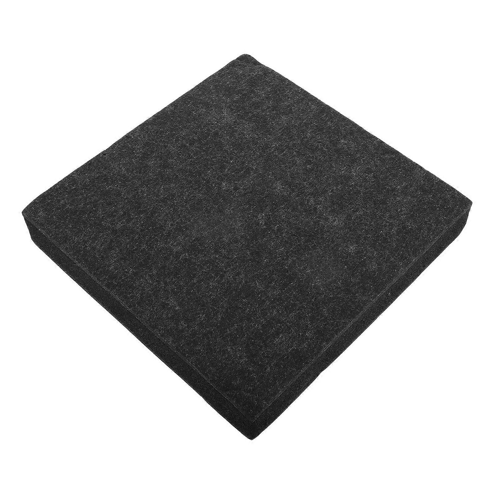 Sound Absorbing Mat Speaker Pad for Desk Monitors Light Grey