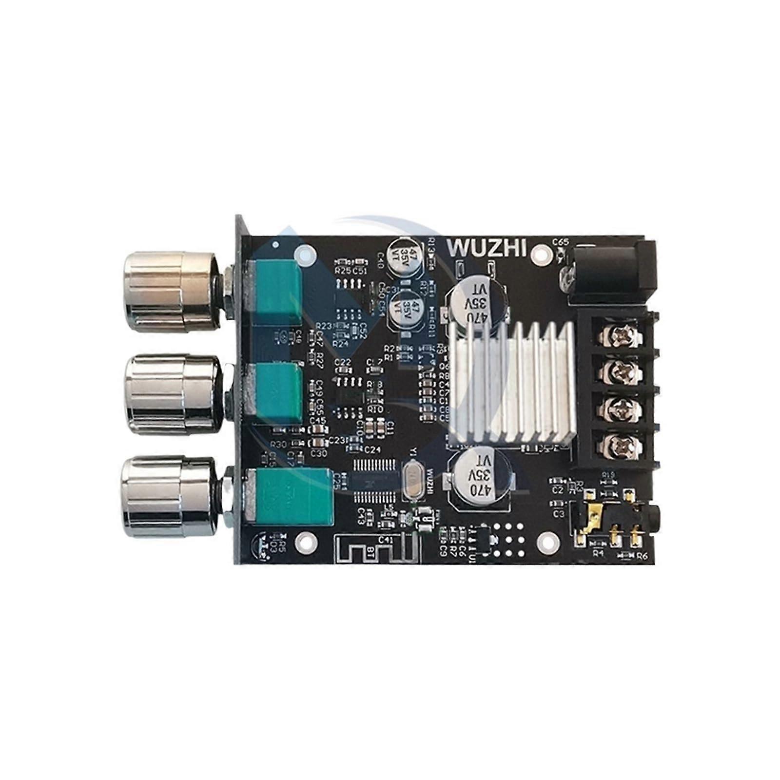 924V 50W x2 Bluetooth Audio Amplifier Board with Tone Control and AUX Input for Speakers