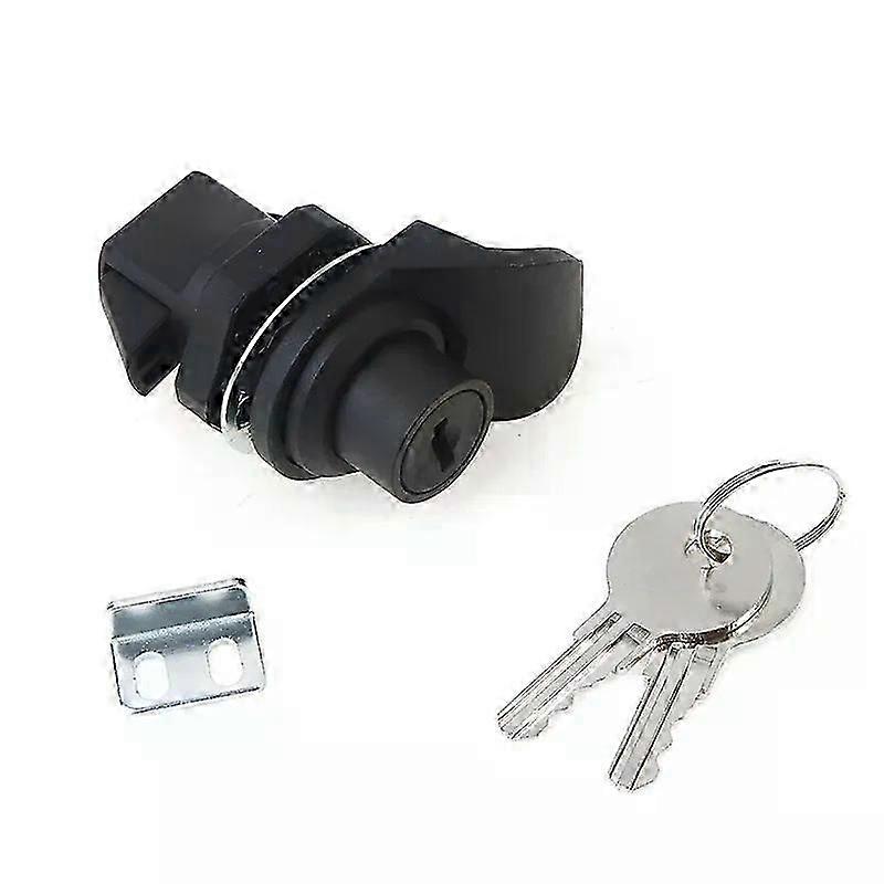 1 Set Locking Push Button Latch for Marine Boat Radio Box Tool Box Electronic Box Motorcycle Glove Box Lock