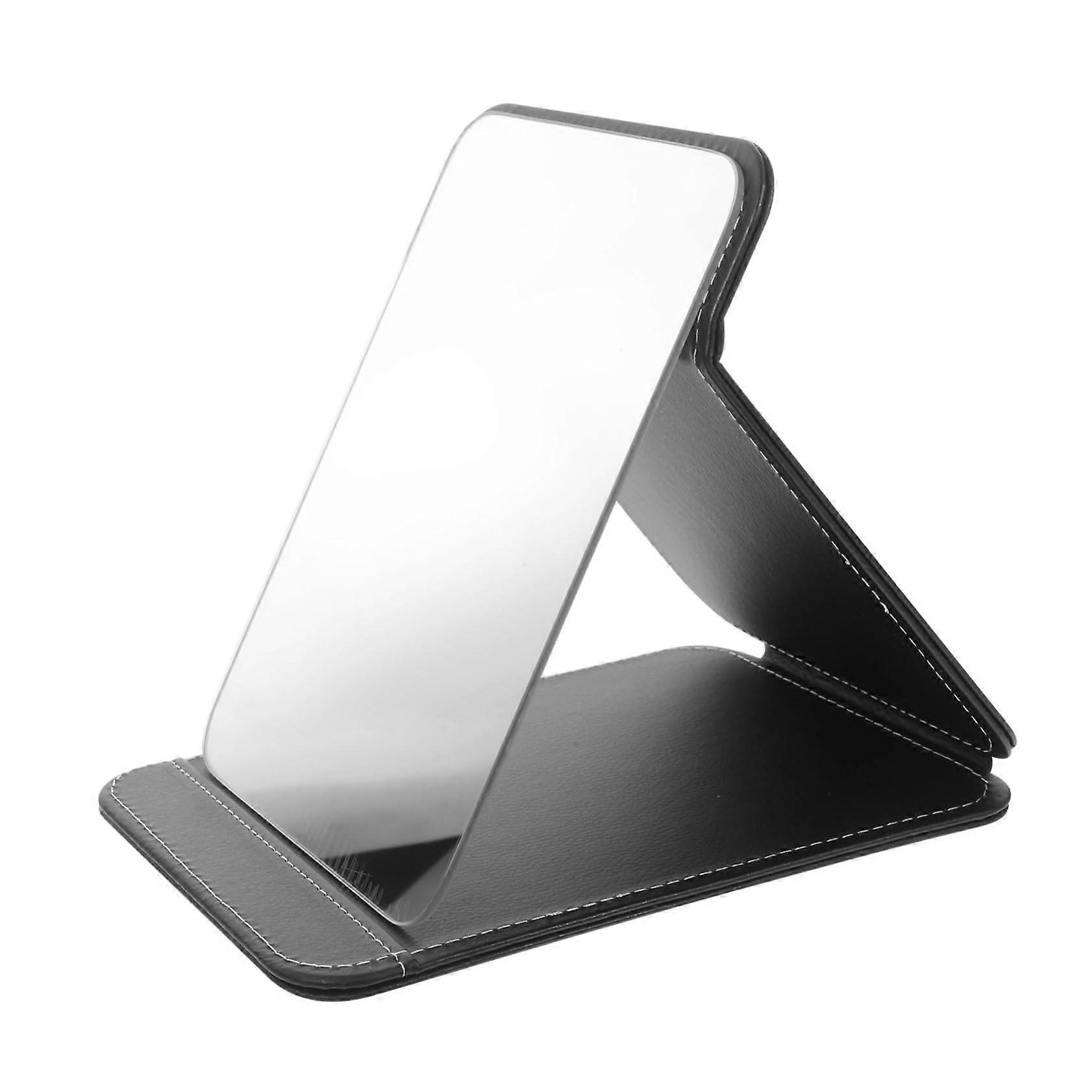 Tabletop Makeup Mirror with Stable NonSlip Base, Compact Vanity Mirror for Travel and Home Use