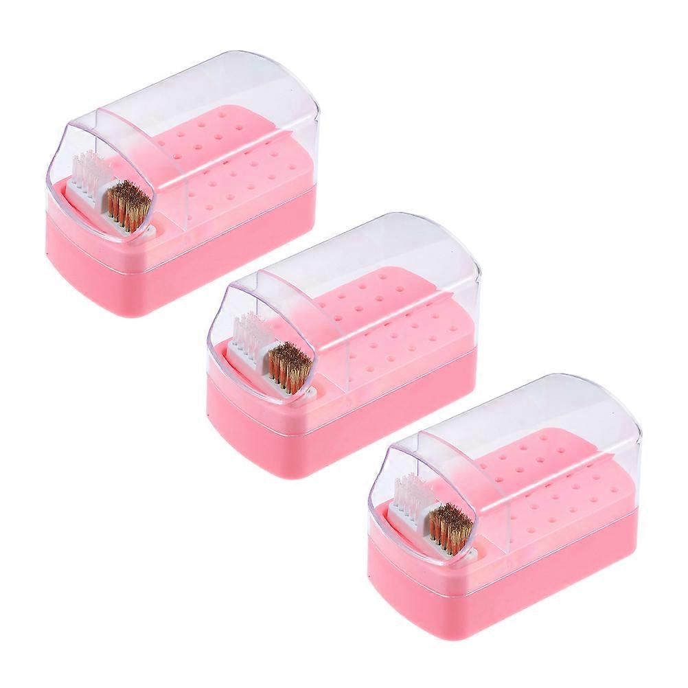 Nail Drill Bit Organizer with Manicure Drill Bits Holder for Storage 6Pcs