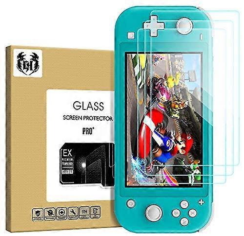 Tempered Glass Screen Protector 3 Pack HD Clear Anti Scratch Ultra Guard for Nintendo Switch Lite