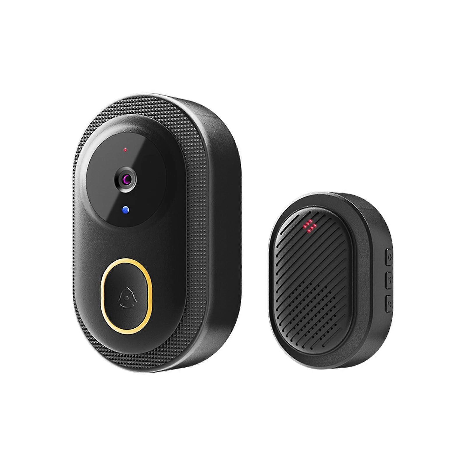 Wireless Video Doorbell with HD Camera, TwoWay Audio, Night Vision, IP65 Waterproof, Long Range