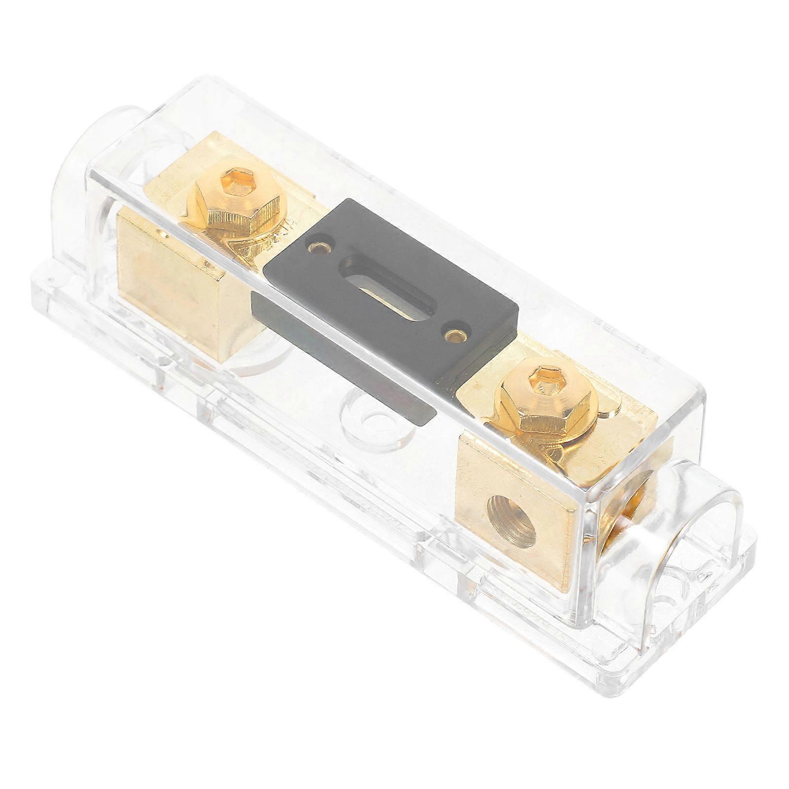 Transparent Auto Audio Fuse Block for Amplifier Protection 4Pcs Set