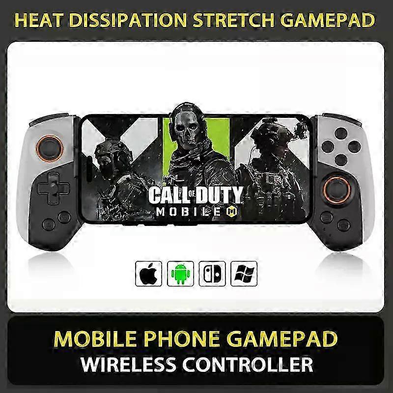 Mobile Phone Stretching Game Controller Wireles Bluetooth Pc Tablet Compatible For Compatible For Switch/iphone/android Dual Hall Somatosensory Contr