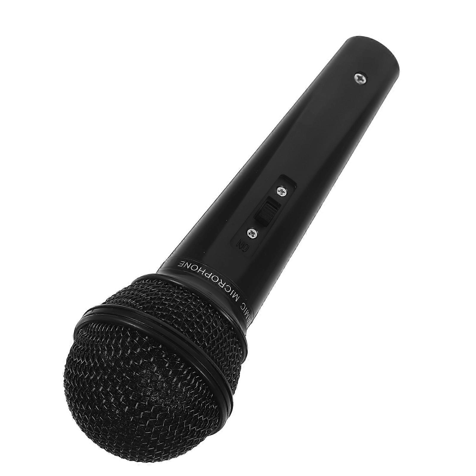 Kids Pretend Microphone Realistic Simulation Toy for Interview Play