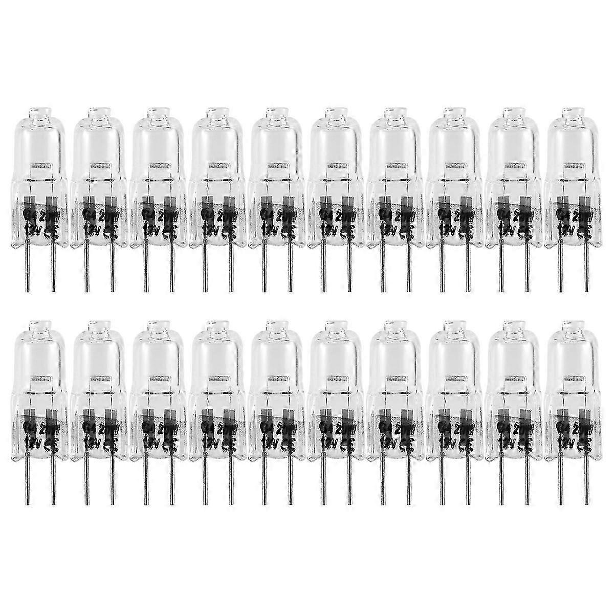 20 Pcs G4 Halogen Bulbs,20W 12V Halogen Light Bulbs