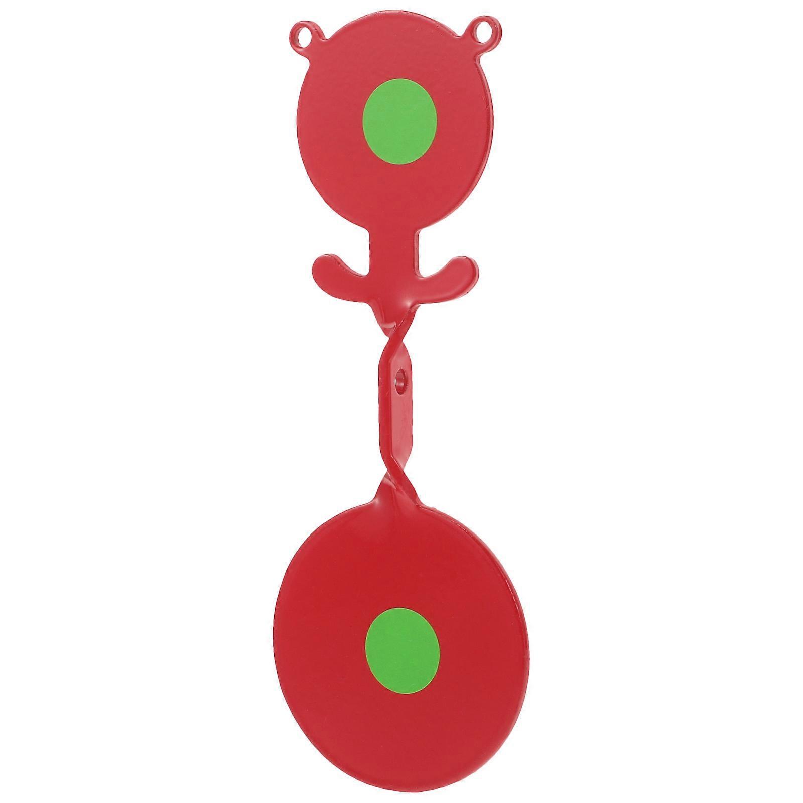 Red Rotate Target Board for Shooting Practice 1Set Outdoor Training Toy