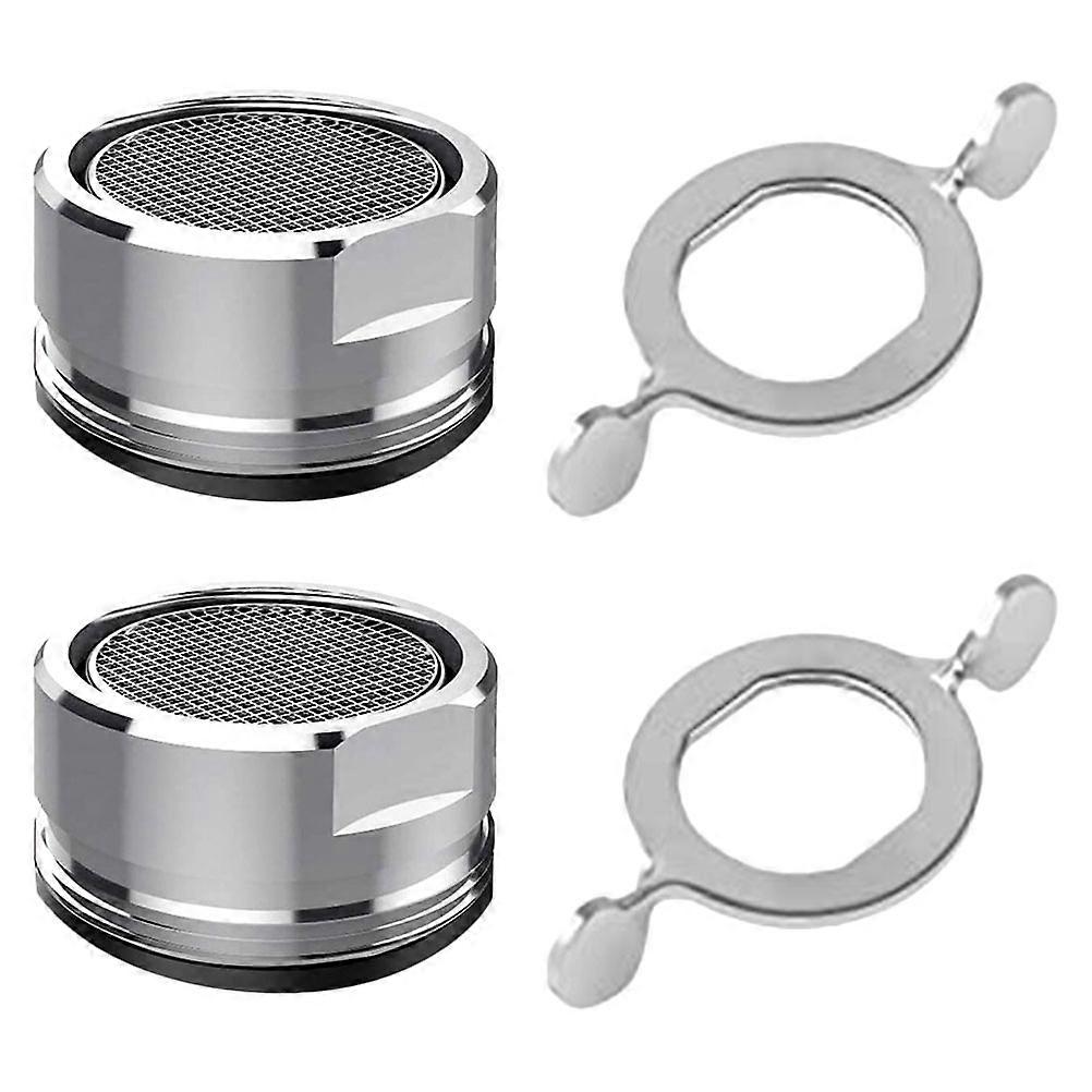 Faucet Bubbler Filter for Splash Proof Use 2Sets with Wrench Included