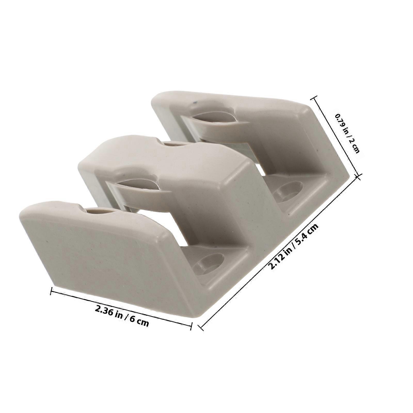 Glass Door Guide Shower Door Bottom Guide for Bathroom 4Pcs Set