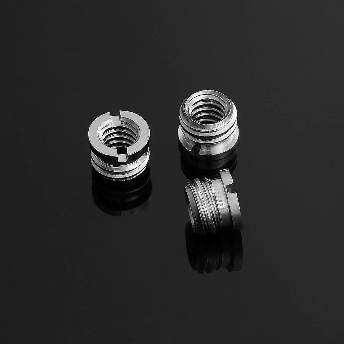 Silver Tripod Screw Adapter Convert Nut for Connecting 10Pcs Ledmomo