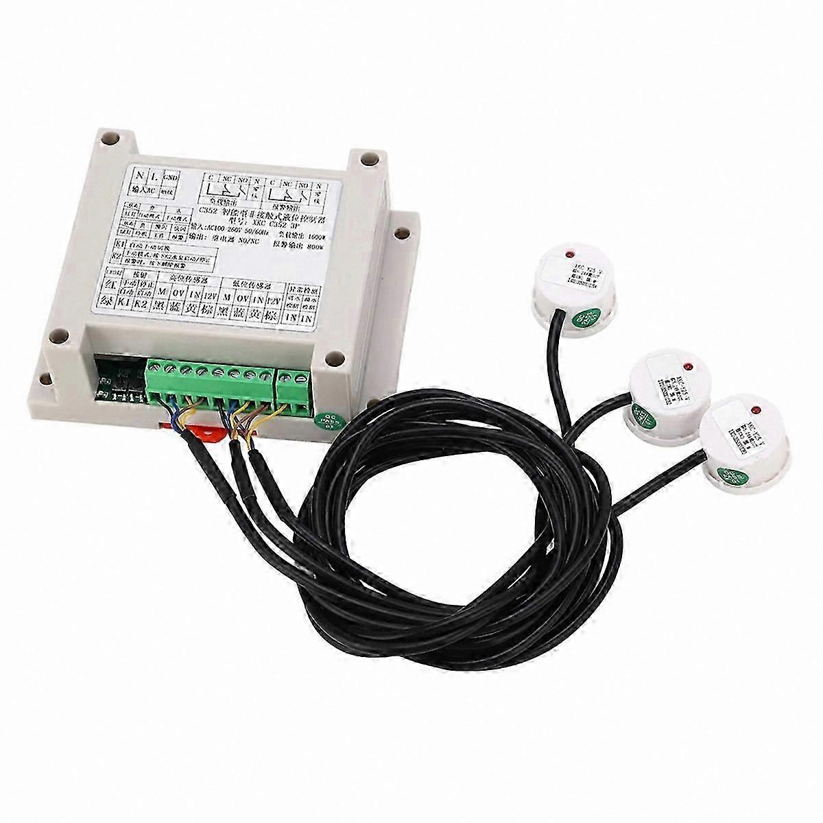 Automatic Water Level Controller for Tank, Non-Contact Liquid Sensor, 100-260V AC