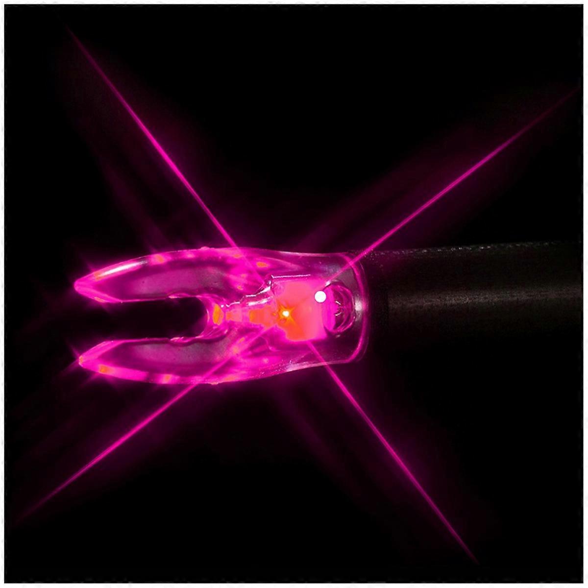 Nockturnal Fit Universal Size Pink Lighted Nock 3-Pack