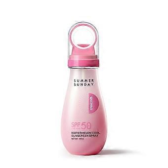 Sonnenschutzspray 50, transparentes Sonnenschutzspray für Gesicht und Körper, Breitband-UVA/UVB-Schutz – leicht, nicht fettend, Reisegröße