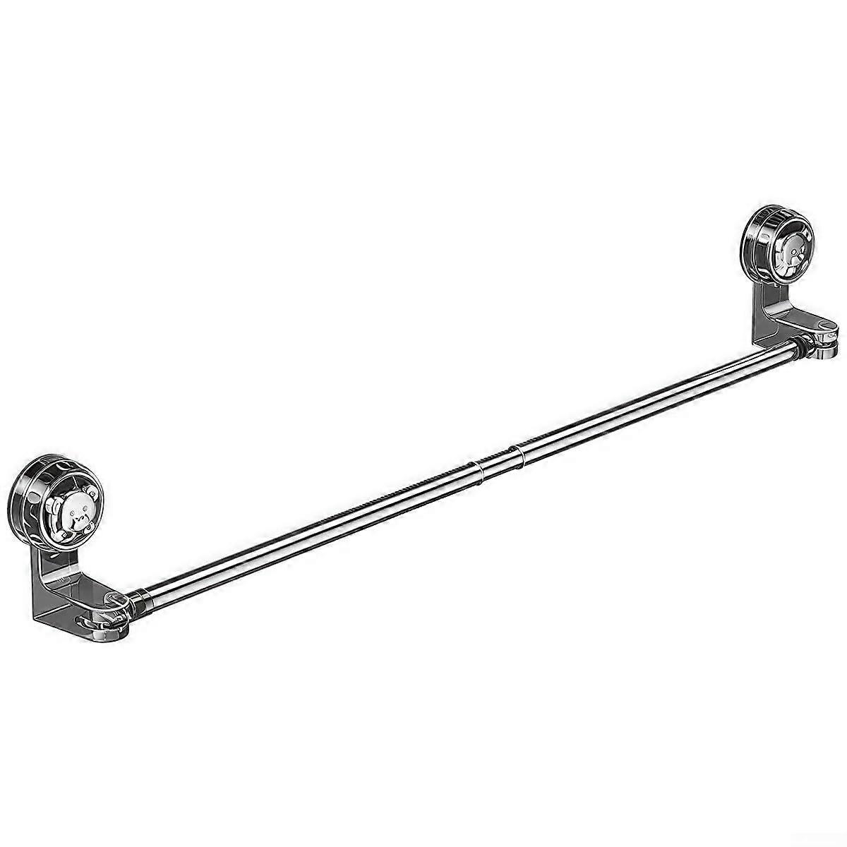Adjustable Suction Towel Bar 50100cm No Drill Bathroom Rack for Kitchen and MultiSurface Use