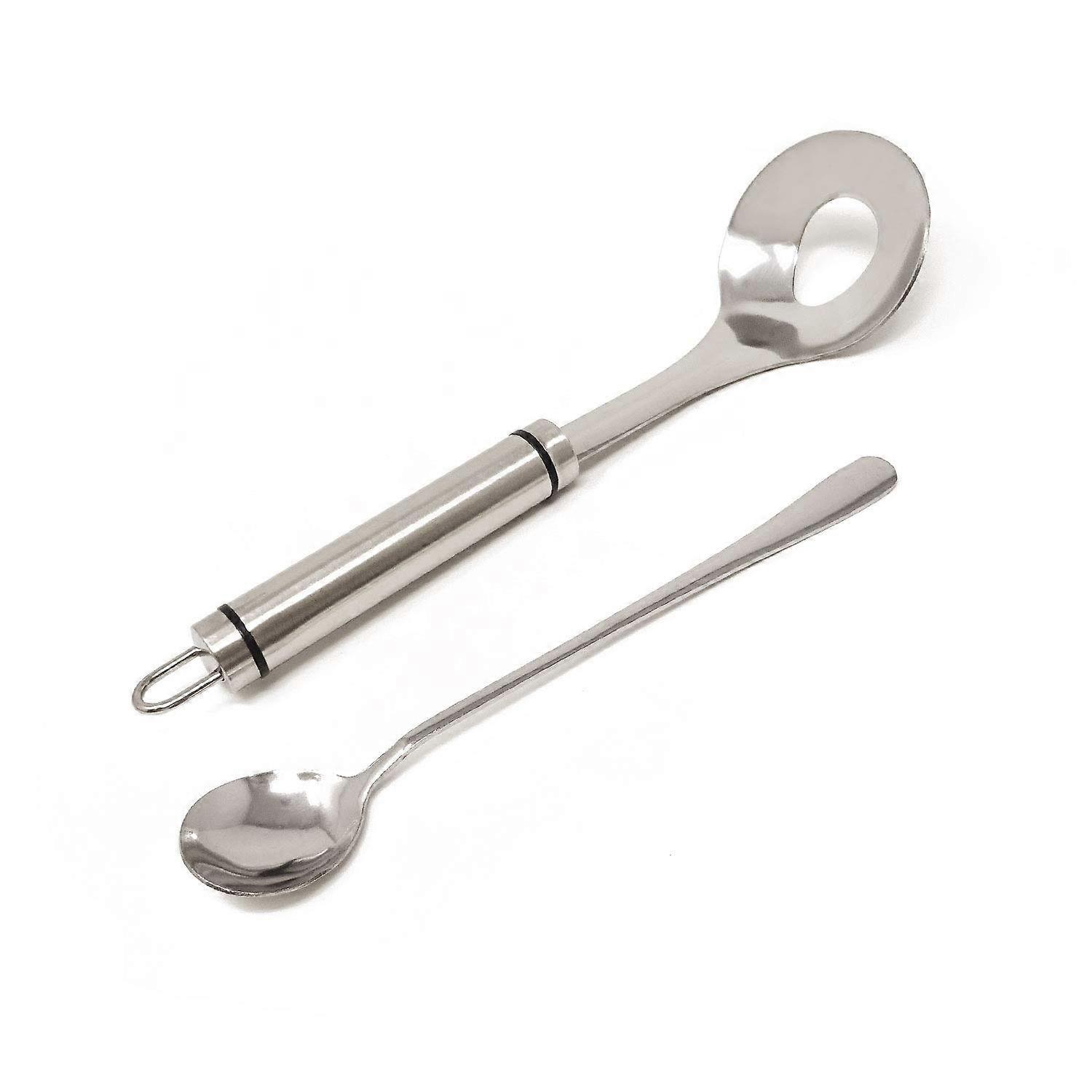 Stainless Steel Meatball Maker Spoon with Long Handle for Easy Shaping and Durable Kitchen Use