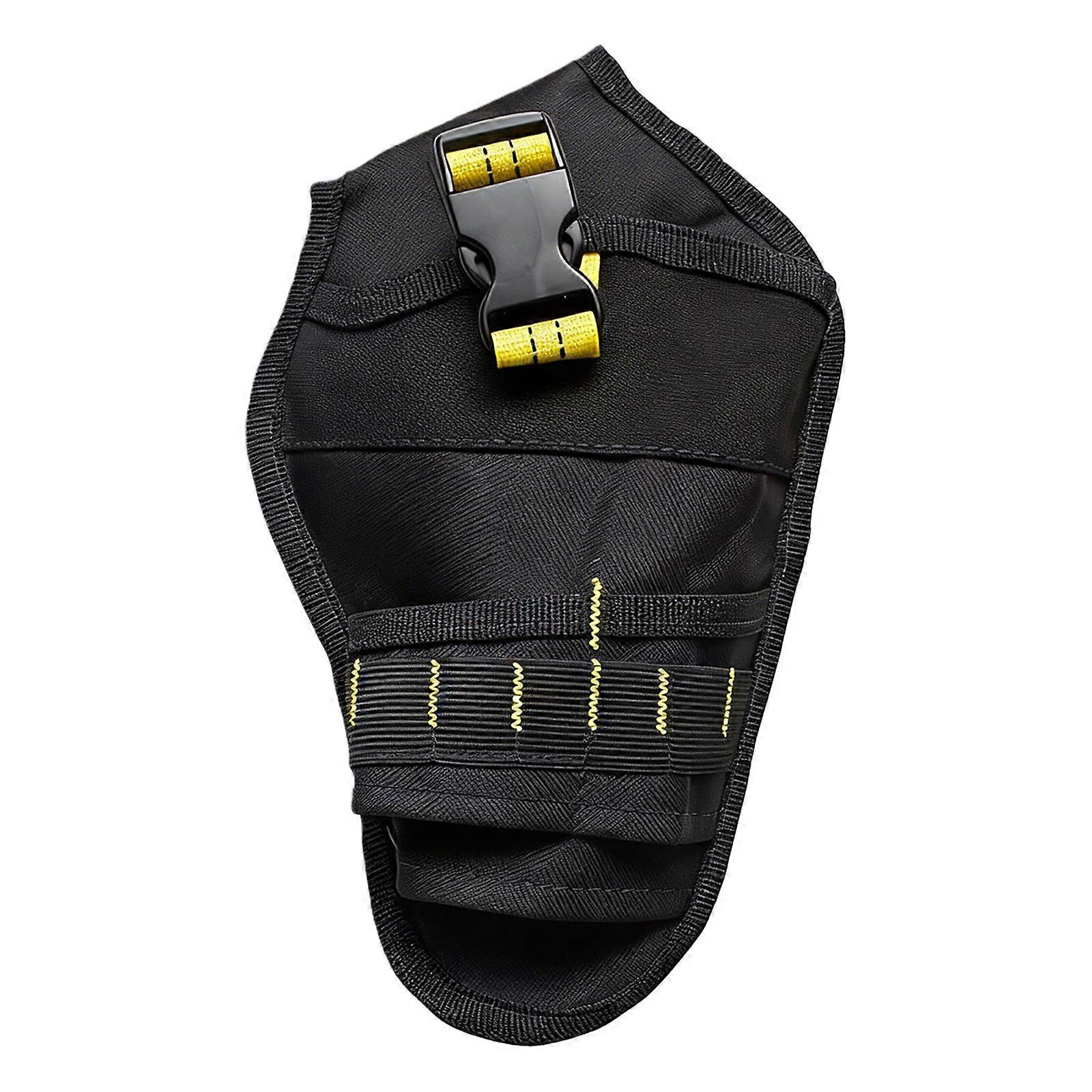 Compact Multiple Pocket Design Drill Tool Kit Featuring Oxford Fabric Construction For Efficient Storage And Transport  Yellow